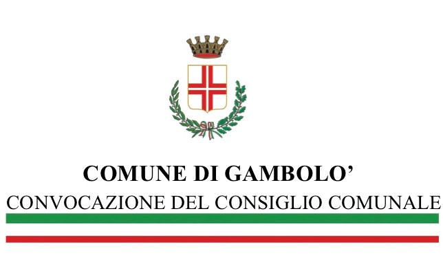 Convocazione Consiglio Comunale